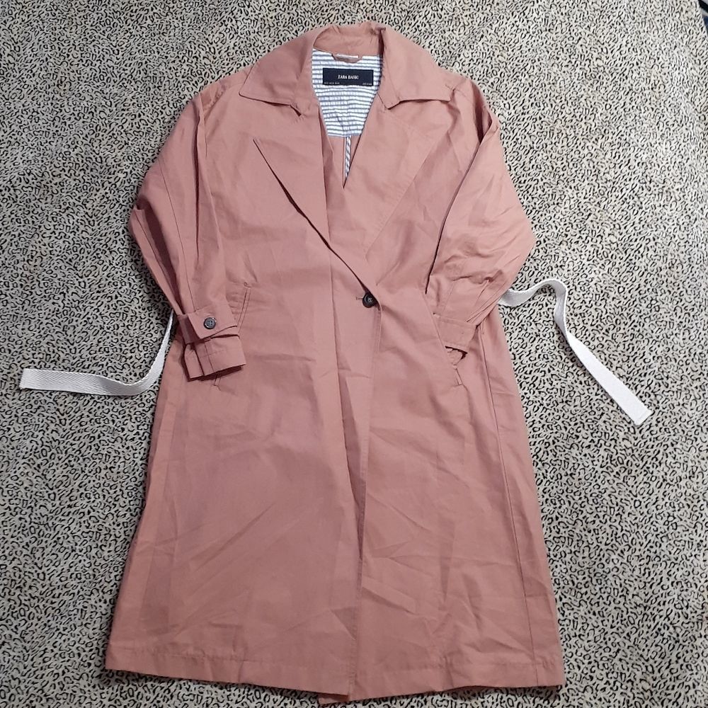 ☔ZARA WATER RESISTANT SPRING TRENCH☔XS - Picture 2 of 9